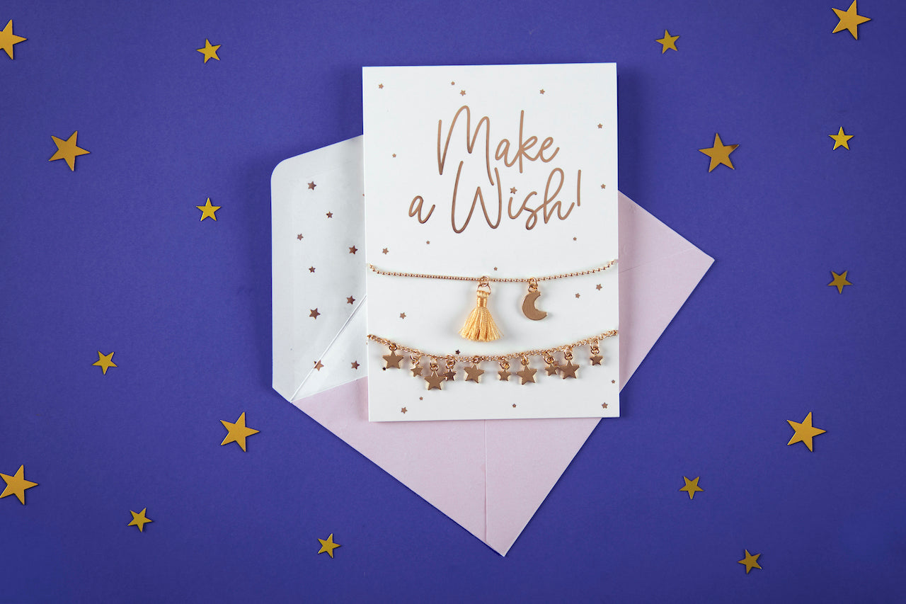 Tarjeta  "MAKE A WISH"