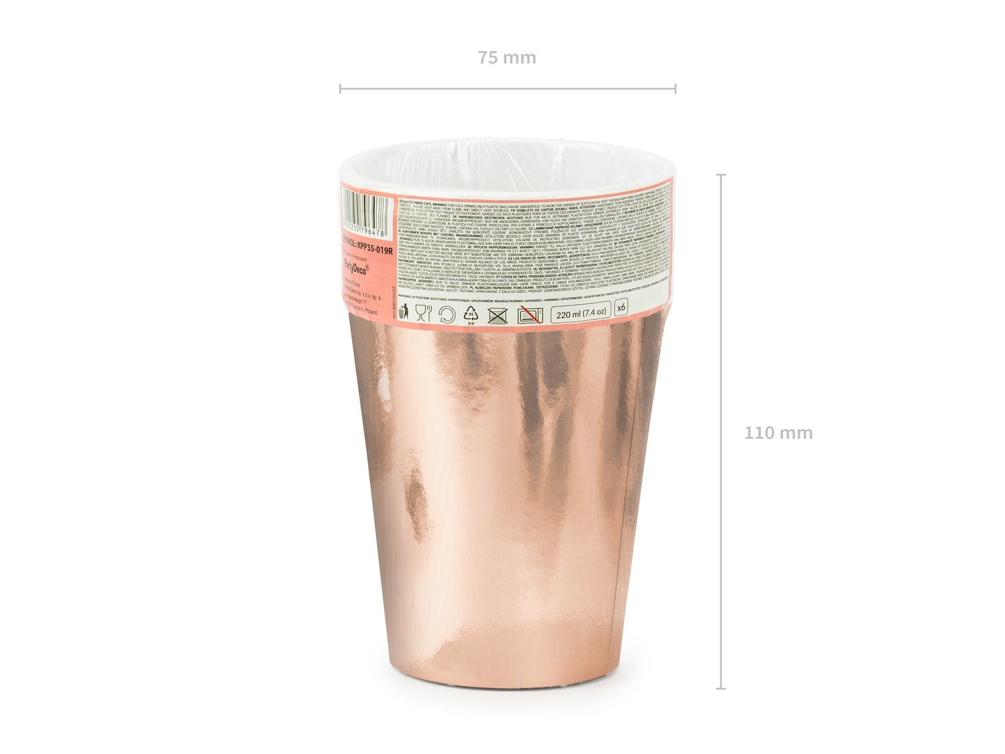 Vaso rose gold