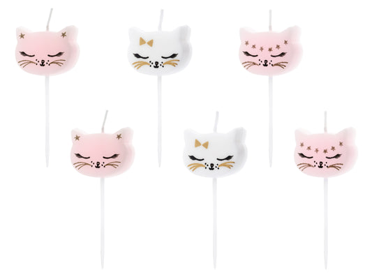 Set velas gatos