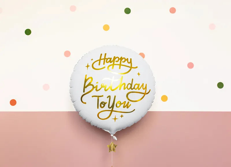 Globo foil HAPPY BIRTHDAY TO YOU