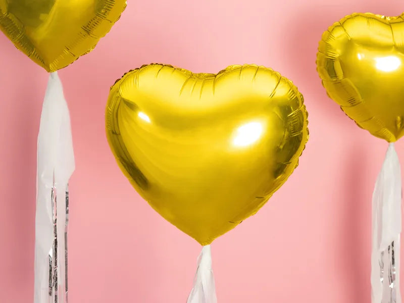 Globo foil CORAZÓN ORO