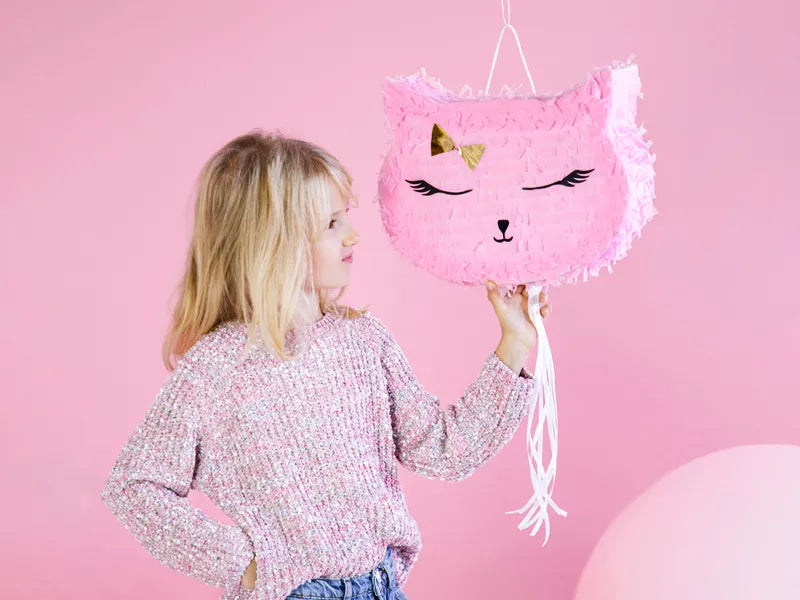 Piñata GATO ROSA