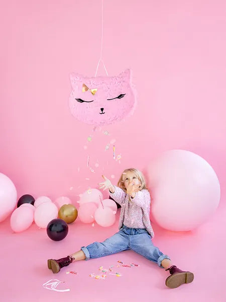 Piñata GATO ROSA