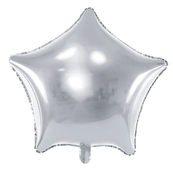 Globo foil ESTRELLA PLATA