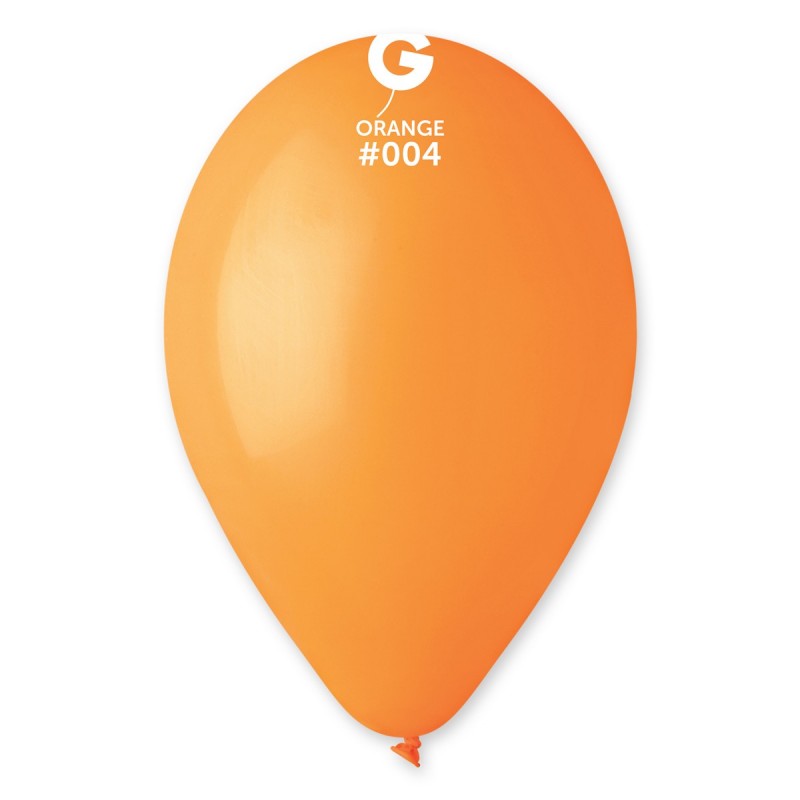 Globo látex naranja #004