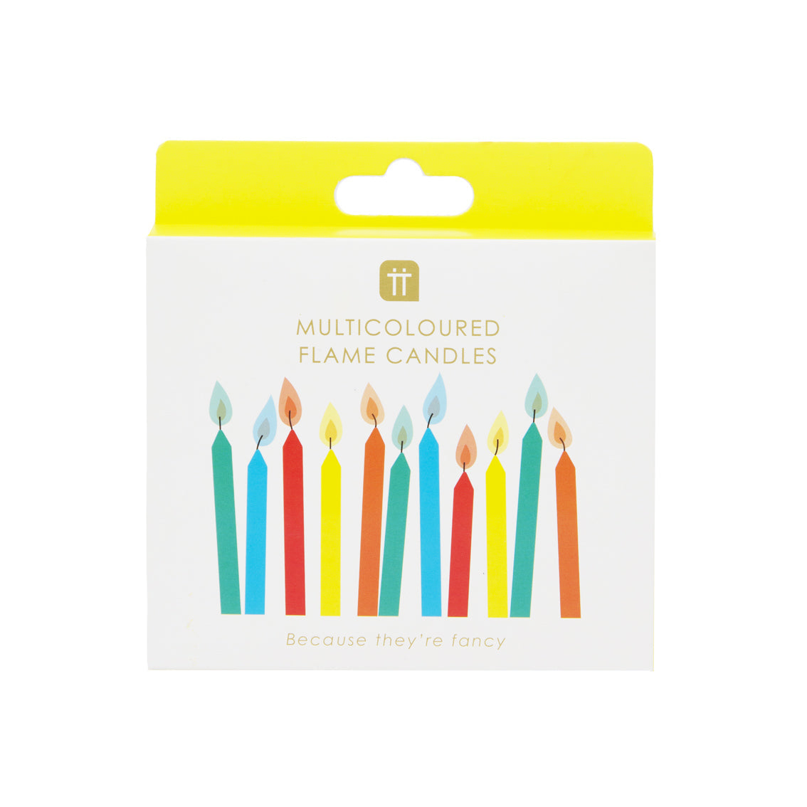 Velas llama multicolor