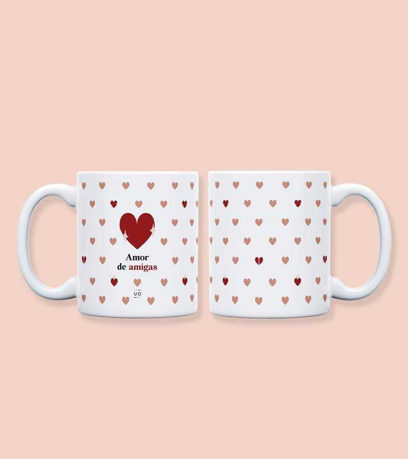 Taza "AMOR DE AMIGAS"