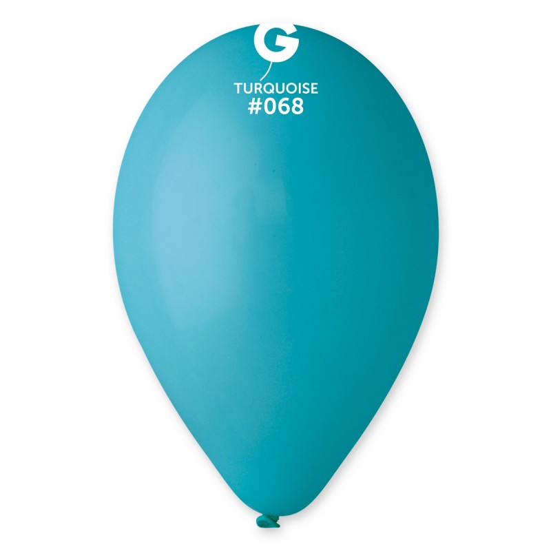 Globo látex turquesa #068