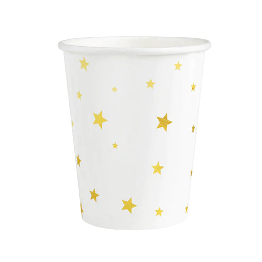 Vaso estrellas doradas