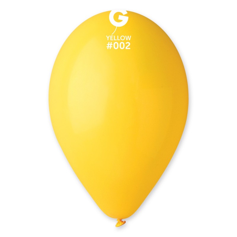 Globo látex amarillo #002